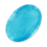 Spangled cabochon 25x18mm Turquoise x1|raw }}