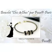 4x3mm Kalos® by Puca® - Frost Azurin Capri Gold x10g