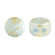 4x3mm Kalos® by Puca® - Frost Azurin Gold Splash x10g