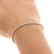 Chain 4,1x3,1mm Stainless steel x1m