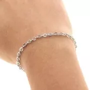 cable chain 4x3mm Stainless steel x98cm