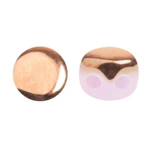4x3mm Kalos® by Puca® - Frost Sweet Pink Capri Gold x10g