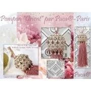 4x3mm Kalos® by Puca® - Frost Cherry Bronze x10g