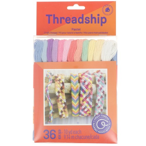 Assortment 36 skeins Pastel colours