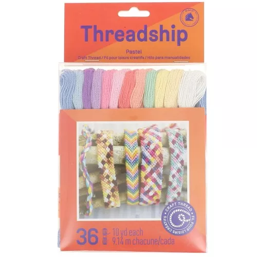 Assortment 36 skeins Pastel colours