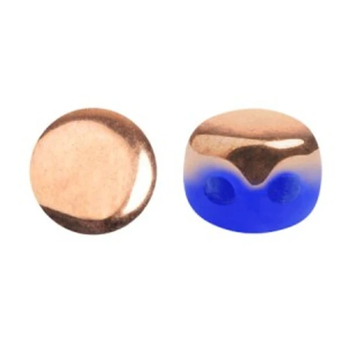 4x3mm Kalos® by Puca® - Frost Royal Blue Capri Gold x10g
