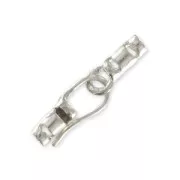 Hokk clasp for cord 1,5 mm  Sterling Silver 925 x1