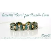 6x11mm Delos® by Puca® - Opaque Apricot x10g