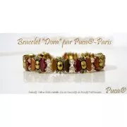 6x11mm Delos® by Puca® - Opaque Apricot x10g