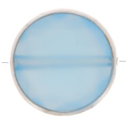 9mm 925 Sterling Silver Round faceted dyed gemstone bead - Blue Onyx x1|raw }}