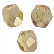 4mm Facets - Crystal Gold Topaz x50