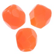 3mm Facets - Opaque Orange x50|raw }}