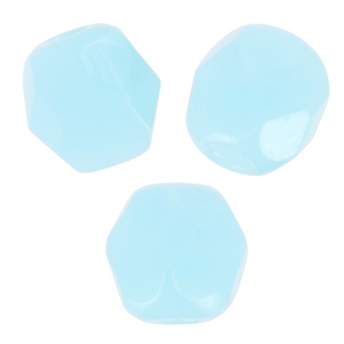 3mm Facets - Opaque Sky Blue x50