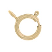 6mm Gold filled Spring Clasps with open ring x20|raw }}