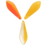 5x16mm Glass Dagger - Mustard x50