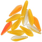 5x16mm Glass Dagger - Mustard x50