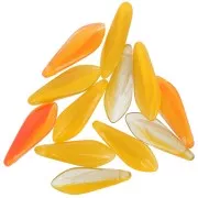 5x16mm Glass Dagger - Mustard x50