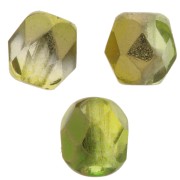 4mm Facets beads - Crystal Sunny Magic Citrus x50