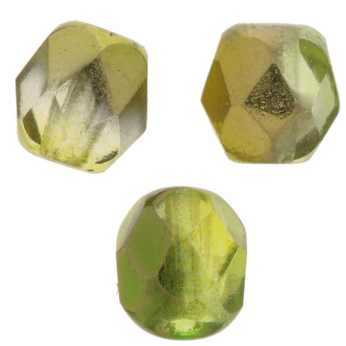 4mm Facets beads - Crystal Sunny Magic Citrus x50
