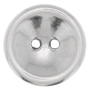 12mm Round domed button - Antique silver plating x1|raw }}