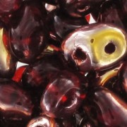 SuperDuo 2.5x5mm Copper Siam Ruby x10g