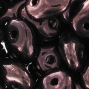 SuperDuo 2.5x5mm Jet Lumi Amethyst x10g