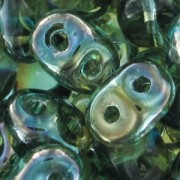 SuperDuo 2.5x5mm Aquamarine Celsian x10g|raw }}