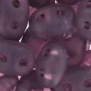 SuperDuo 2.5x5mm Amethyst Mat x10g