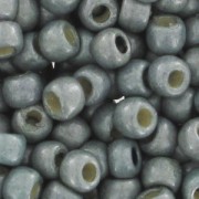Toho seed beads 11/0 TO11RPF565F -PF Galvanized Frosted Blue Slate x8g|raw }}