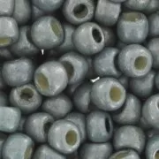Toho seed beads 11/0 TO11RPF565F -PF Galvanized Frosted Blue Slate x8g