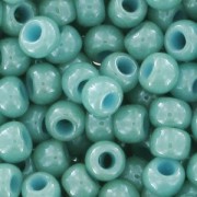 Toho Seed beads 11/0 TO11R1611 - Opaque Lustered Lagoon x8g|raw }}