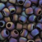 Toho Seed beads 11/0 TO11R406F - Opaque Rainbow Oxblood Mat x8g