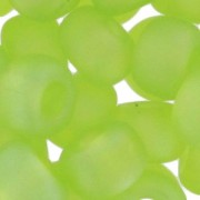 Miyuki Seed beads 6/0 143FR - Tr Chartreuse Mat AB x8g|raw }}