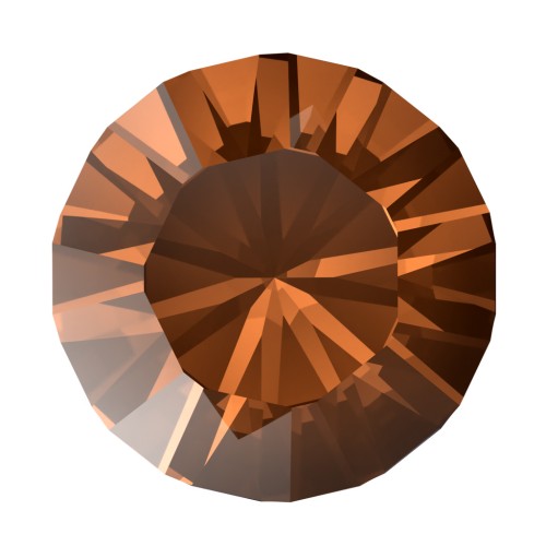 1.8mm PureCrystal 1028 Round Stone - Smoked Amber x50