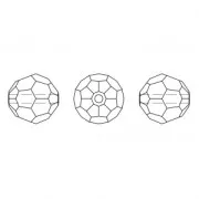 Round beads PureCrystal 5000 4 mm - - Light Amber x20