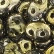 SuperDuo 2.5x5mm Crystal Dorado x10g