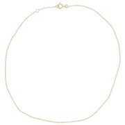 1.45mm cable mesh choker - 3 microns Gold plated x38cm|raw }}
