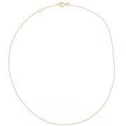 1.25mm cable mesh choker - 3 microns Gold plated x38cm