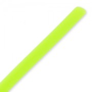 Plastic hollow cord 4mm Yellow Fluo x 50cm|raw }}