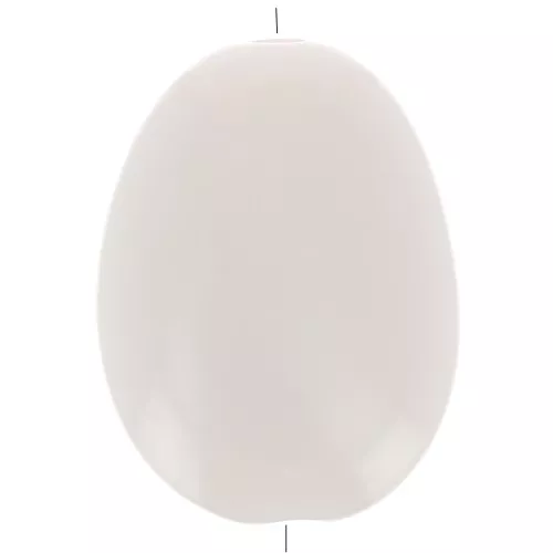 30x23mm Flat Acrylic Bead - Cream x1