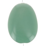 30x23mm Flat Acrylic Bead - Sage Green x1