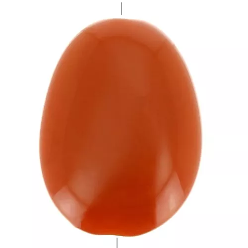 30x23mm Flat Acrylic Bead - Fawn x1