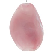 38x26mm Irregular Flat Acrylic Bead - Antique Pink Marbled x1|raw }}