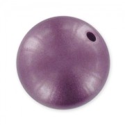 Round powder bead 16mm Lilas x1