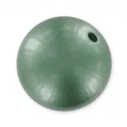 Round powder bead 16mm Green x1