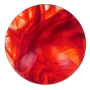 18mm Round Acrylic Cabochon - Marbled Red x1|raw }}