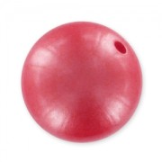 Round powder bead 16mm Cherry x1