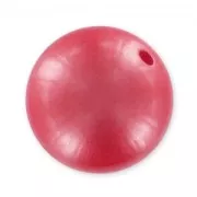 Round powder bead 16mm Cherry x1