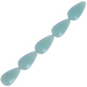 14x8mm Opaque resin beads - Celadon x6|raw }}