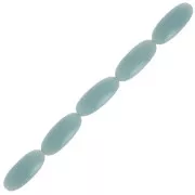 16x7mm Resin Olive Beads - Celadon x12